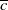 c overbar