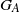 upper G Subscript upper A