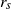 r Subscript s