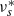 nu Subscript s Superscript asterisk