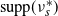 normal s normal u normal p normal p left parenthesis nu Subscript s Superscript asterisk Baseline right parenthesis