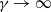 gamma right arrow normal infinity