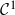 script upper C Superscript 1