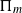normal upper Pi Subscript m