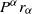 upper P Superscript alpha Baseline r Subscript alpha