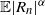 double struck upper E StartAbsoluteValue upper R Subscript n Baseline EndAbsoluteValue Superscript alpha