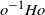 o Superscript negative 1 Baseline upper H o