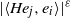 StartAbsoluteValue left angle bracket upper H e Subscript j Baseline comma e Subscript i Baseline right angle bracket EndAbsoluteValue Superscript epsilon