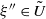 xi double prime element of upper U overtilde