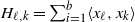 upper H Subscript script l comma k Baseline equals sigma summation Underscript i equals 1 Overscript b Endscripts left angle bracket x Subscript script l Baseline comma x Subscript k Baseline right angle bracket