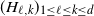 left parenthesis upper H Subscript script l comma k Baseline right parenthesis Subscript 1 less than or equals script l less than or equals k less than or equals d