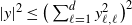 StartAbsoluteValue y EndAbsoluteValue squared less than or equals left parenthesis sigma summation Underscript script l equals 1 Overscript d Endscripts y Subscript script l comma script l Superscript 2 Baseline right parenthesis squared