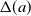 normal upper Delta left parenthesis a right parenthesis