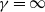 gamma equals normal infinity