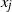 x Subscript j
