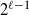 2 Superscript script l minus 1