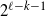 2 Superscript script l minus k minus 1