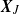 bold italic upper X Subscript upper J