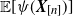 double struck upper E left bracket psi left parenthesis bold italic upper X Subscript left bracket n right bracket Baseline right parenthesis right bracket