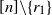 left bracket n right bracket minus StartSet r 1 EndSet