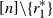 left bracket n right bracket minus StartSet r 1 Superscript asterisk Baseline EndSet