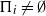 normal upper Pi Subscript i Baseline not equals normal empty set