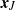 bold italic x Subscript upper J