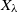 upper X Subscript lamda