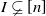 upper I subset of or not equals left bracket n right bracket