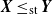 bold italic upper X less than or equals Subscript st Baseline bold italic upper Y