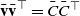 bold v overbar bold v overbar Superscript down tack Baseline equals upper C overbar upper C overbar Superscript down tack