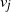 v Subscript j