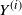 upper Y Superscript left parenthesis i right parenthesis
