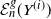 script upper E Subscript n Superscript g Baseline left parenthesis upper Y Superscript left parenthesis i right parenthesis Baseline right parenthesis