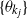 StartSet theta Subscript k Sub Subscript j Subscript Baseline EndSet