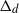 normal upper Delta Subscript d