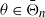 theta element of normal upper Theta overbar Subscript n