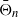 normal upper Theta overbar Subscript n