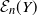 script upper E Subscript n Baseline left parenthesis upper Y right parenthesis