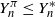 upper Y Subscript n Superscript pi Baseline less than or equals upper Y Subscript n Superscript asterisk