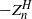 minus upper Z Subscript n Superscript upper H