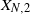 upper X Subscript upper N comma 2