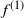 f Superscript left parenthesis 1 right parenthesis