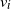 v Subscript i