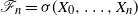 script upper F Subscript n Baseline equals sigma left parenthesis upper X 0 comma ellipsis comma upper X Subscript n Baseline right parenthesis