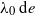 lamda 0 normal d e