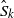 ModifyingAbove upper S With caret Subscript k
