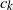 c Subscript k