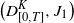 left parenthesis upper D Subscript left bracket 0 comma upper T right bracket Superscript upper K Baseline comma upper J 1 right parenthesis
