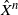 ModifyingAbove upper X With caret Superscript n